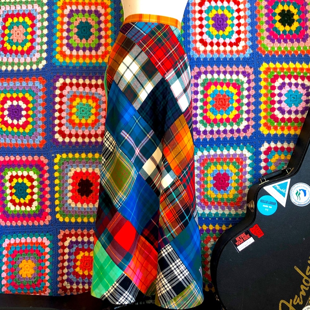 Vintage Wool Maxi Skirt 🌈